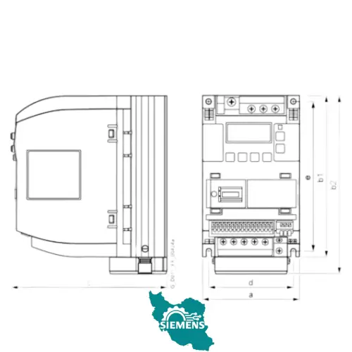 اینورتر مدل6SL3210-5BB15-5UV1 تکفاز زیمنس