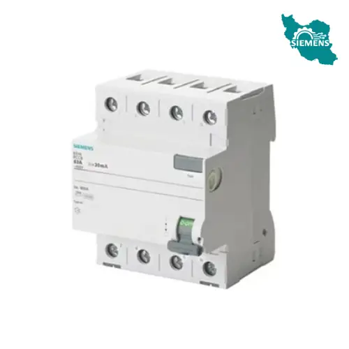 کلید محافظ جان چهار پل 40آمپر زیمنس 5TJ7344-0